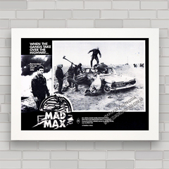 QUADRO DE CINEMA FILME MAD MAX 13 - comprar online