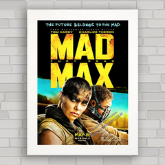 QUADRO DE CINEMA FILME MAD MAX 20 - comprar online