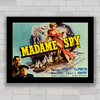 QUADRO DE CINEMA FILME MADAME SPY 1942