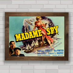 QUADRO DE CINEMA FILME MADAME SPY 1942 na internet