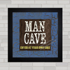 QUADRO DECORATIVO MAN CAVE 2