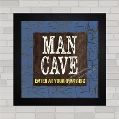 QUADRO DECORATIVO MAN CAVE 2