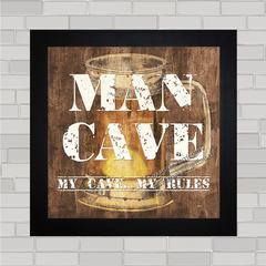 QUADRO DECORATIVO MAN CAVE 4 - comprar online