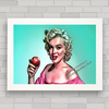 QUADRO DECORATIVO MARILYN MONROE ART 4