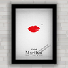 QUADRO DECORATIVO MARILYN MONROE KISS