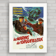 QUADRO FILME MARINS DE L'ORGUEILLEUX 1949 - comprar online