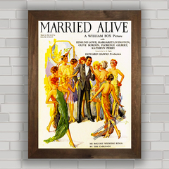 QUADRO DE CINEMA MUDO FILME MARRIED ALIVE 1926 na internet