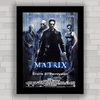 QUADRO DECORATIVO DE CINEMA FILME MATRIX 1