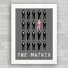 QUADRO DECORATIVO DE CINEMA FILME MATRIX 6