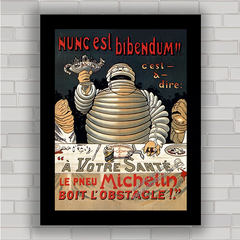 QUADRO DECORATIVO PNEUS MICHELIN 1896