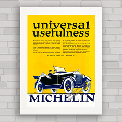 QUADRO DECORATIVO PNEUS MICHELIN 1919 - comprar online