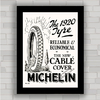 QUADRO DECORATIVO PNEUS MICHELIN 1920 2