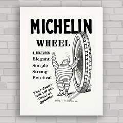 QUADRO DECORATIVO PNEUS MICHELIN 1920 - comprar online