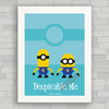 QUADRO DECORATIVO DE CINEMA FILME MINIONS 2