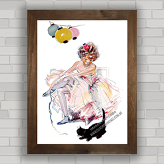 QUADRO DECORATIVO MODA 135 - BAILARINA na internet