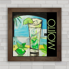 QUADRO DECORATIVO MOJITO DRINK PÔSTER na internet