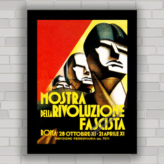 QUADRO RETRÔ MOSTRA DELLA RIVOLUZIONE FASCISTA 1933