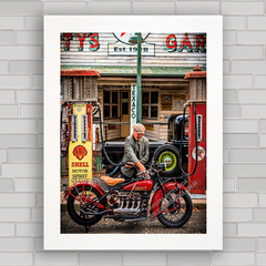 QUADRO DECORATIVO MOTOS 102 INDIAN - comprar online