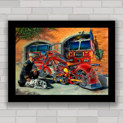 QUADRO DECORATIVO MOTOS 104 CHOPPER