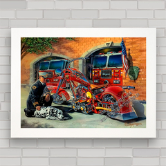 QUADRO DECORATIVO MOTOS 104 CHOPPER - comprar online