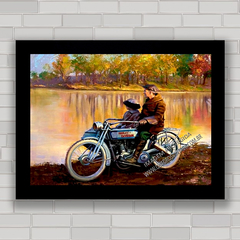 QUADRO DECORATIVO MOTOS 107 HARLEY DAVIDSON