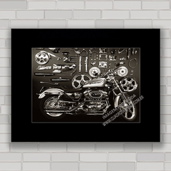 QUADRO DECORATIVO MOTOS 109 HARLEY DAVIDSON