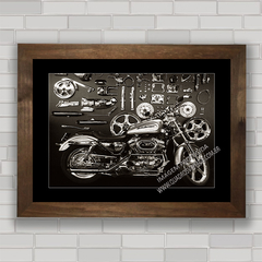 QUADRO DECORATIVO MOTOS 109 HARLEY DAVIDSON na internet