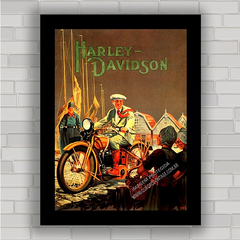 QUADRO DECORATIVO MOTOS 110 HARLEY DAVIDSON - comprar online