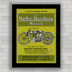 QUADRO DECORATIVO MOTOS 111 HARLEY DAVIDSON - comprar online