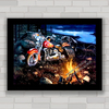 QUADRO DECORATIVO MOTOS 115 HARLEY DAVIDSON