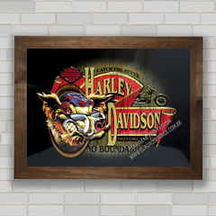 QUADRO DECORATIVO MOTOS 116 HARLEY DAVIDSON