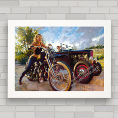 QUADRO DECORATIVO MOTOS 124 - comprar online