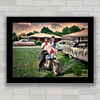 QUADRO DECORATIVO MOTOS 135 ELVIS PRESLEY