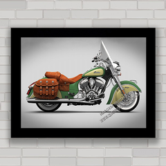 QUADRO DECORATIVO MOTOS 140 INDIAN