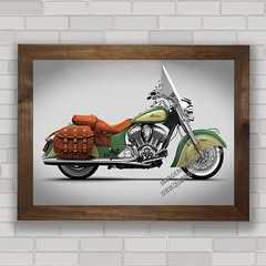 QUADRO DECORATIVO MOTOS 140 INDIAN na internet