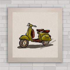 QUADRO DECORATIVO MOTOS 24 ITALIAN SCOOTER