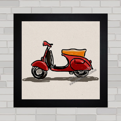 QUADRO DECORATIVO MOTOS 25 SCOOTER - comprar online