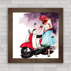 QUADRO DECORATIVO MOTOS 28 LAMBRETTA na internet