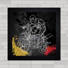 QUADRO DECORATIVO MOTOS 44 CROSS