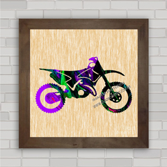 QUADRO DECORATIVO MOTOS 45 CROSS