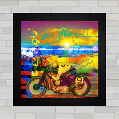 QUADRO DECORATIVO MOTOS 46 BEACH RACING