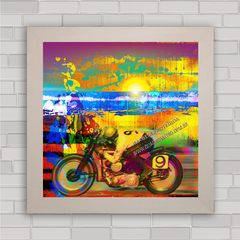 QUADRO DECORATIVO MOTOS 46 BEACH RACING - comprar online