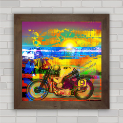 QUADRO DECORATIVO MOTOS 46 BEACH RACING na internet