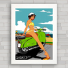 QUADRO DECORATIVO MOTOS 69 SCOOTER