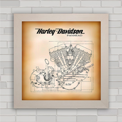 QUADRO MOTOS 8 PANHEAD HARLEY DAVIDSON ENGINE na internet