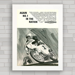 QUADRO VINTAGE MOTOS 83 HARLEY DAVIDSON 1965 - comprar online