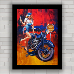 QUADRO DECORATIVO MOTOS 91 - comprar online