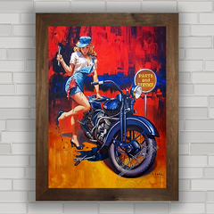 QUADRO DECORATIVO MOTOS 91