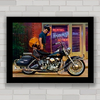 QUADRO DECORATIVO MOTOS 93 ELVIS PRESLEY