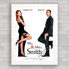 QUADRO DE CINEMA FILME MR. & MRS. SMITH 2 - comprar online
